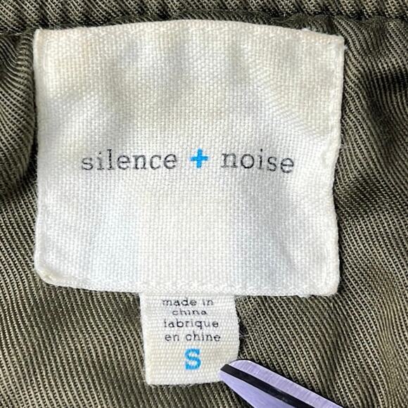 Urban‎ outfitters Silence+Noise Green Hooded Anorak Size Small - Picture 6 of 9